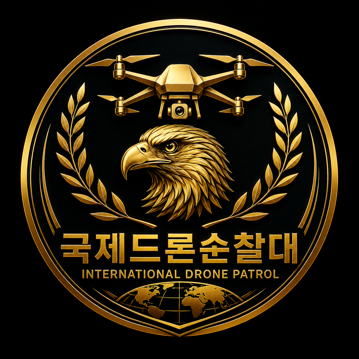 국제드론순찰대 엠블럼